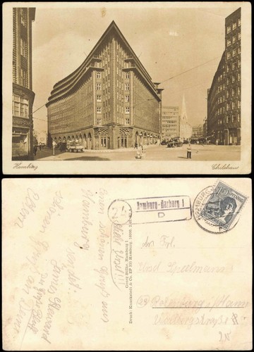 Ansichtskarte hamburg - ansichtskarte,