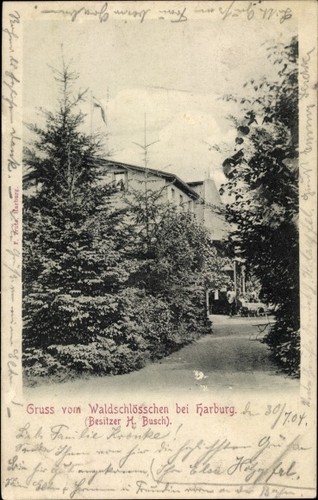 Hamburg harburg gasthaus - ak, harburg,
